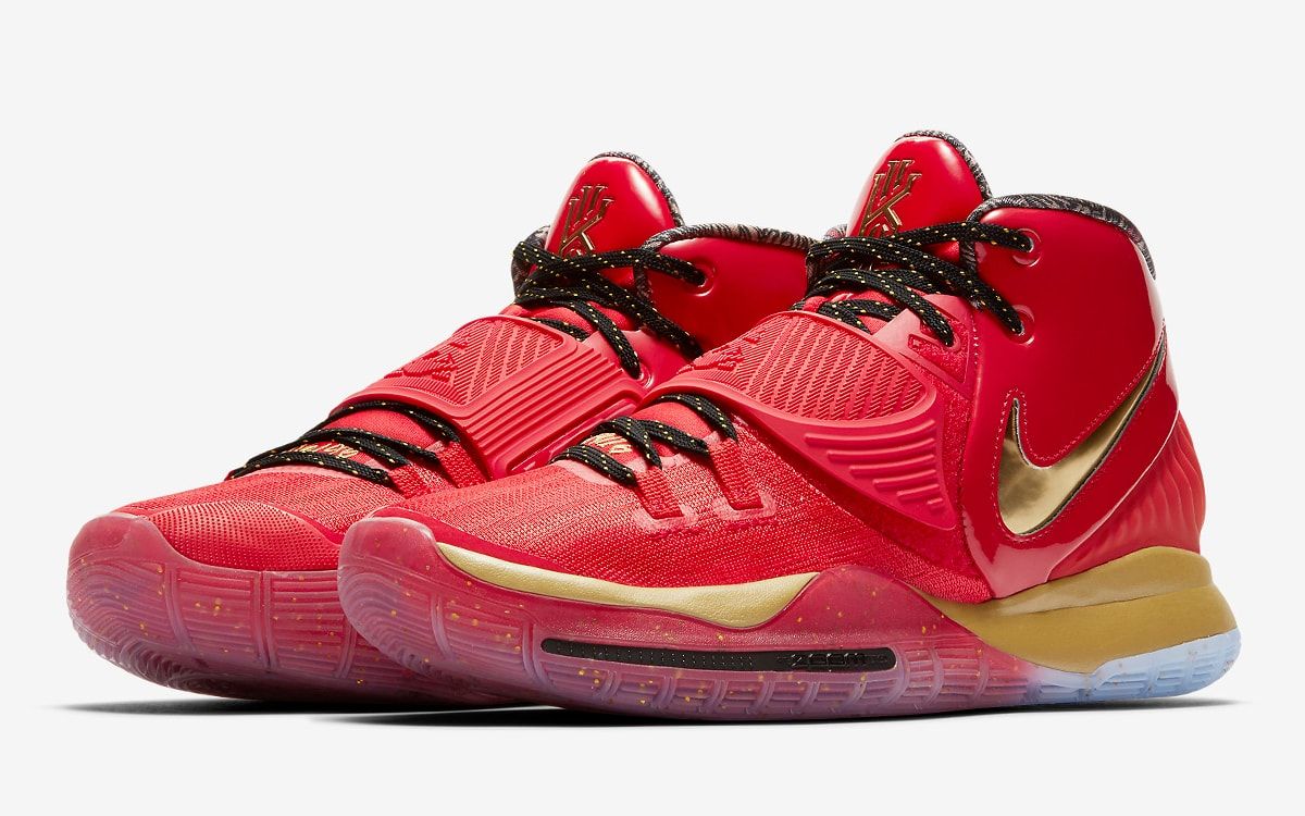 kyrie 6 red gold