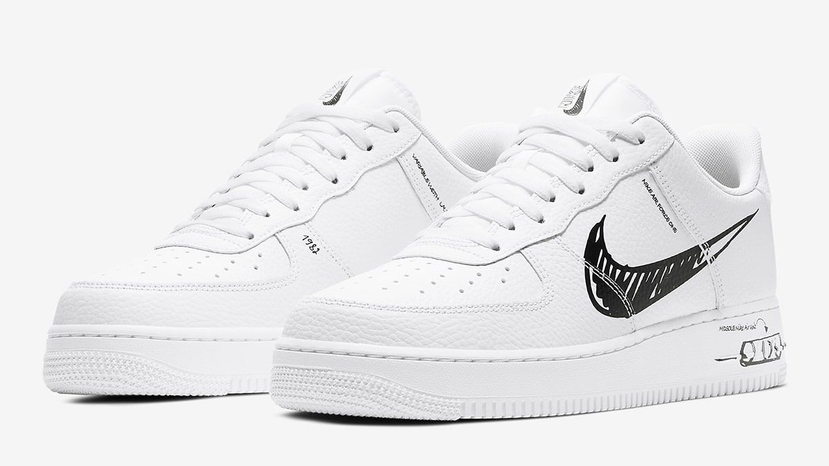 nike af1 with writing