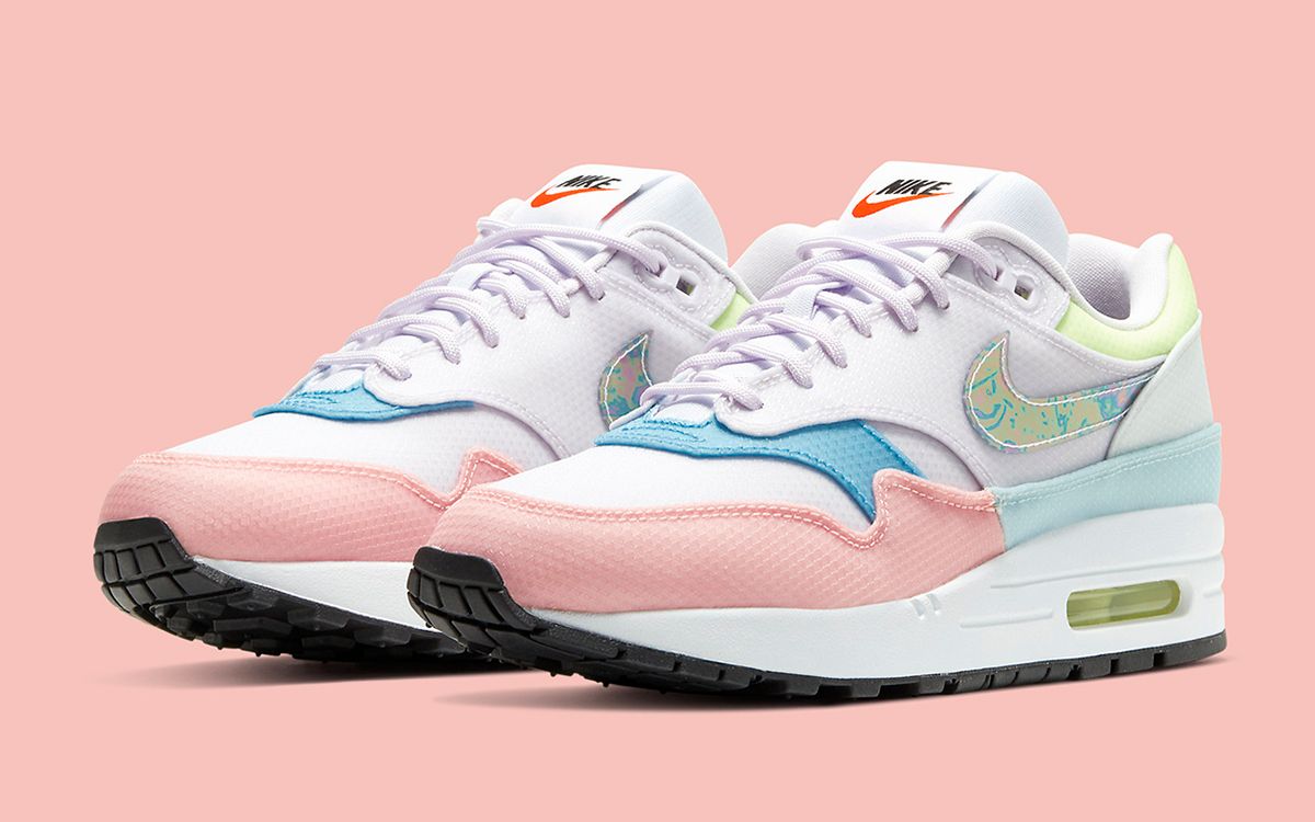 Now // Nike Pastels Oil Spill-Iridescent on this Spring-Ready Air Max 1 | HOUSE OF HEAT