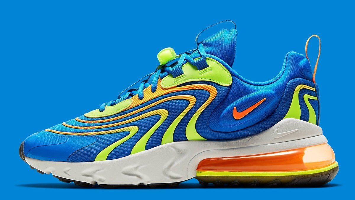 Electric Blue Nike Air Max 270 React Eng Available Now House Of Heat