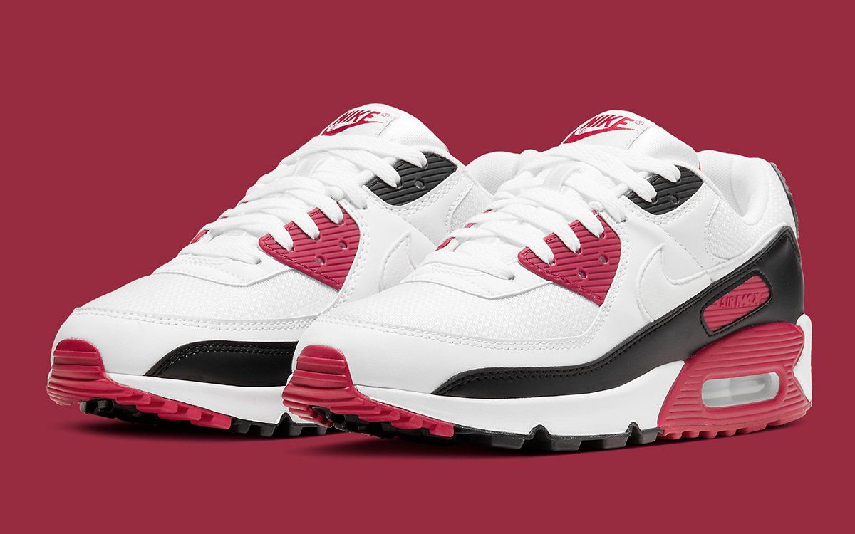 Available Now // Nike Air Max 90 "New Maroon" HOUSE OF HEAT