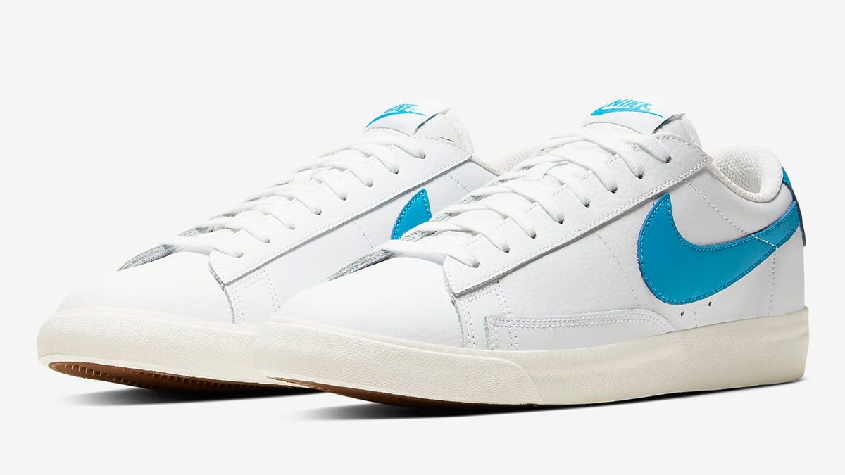 The Nike Blazer Low Leather Lands in 