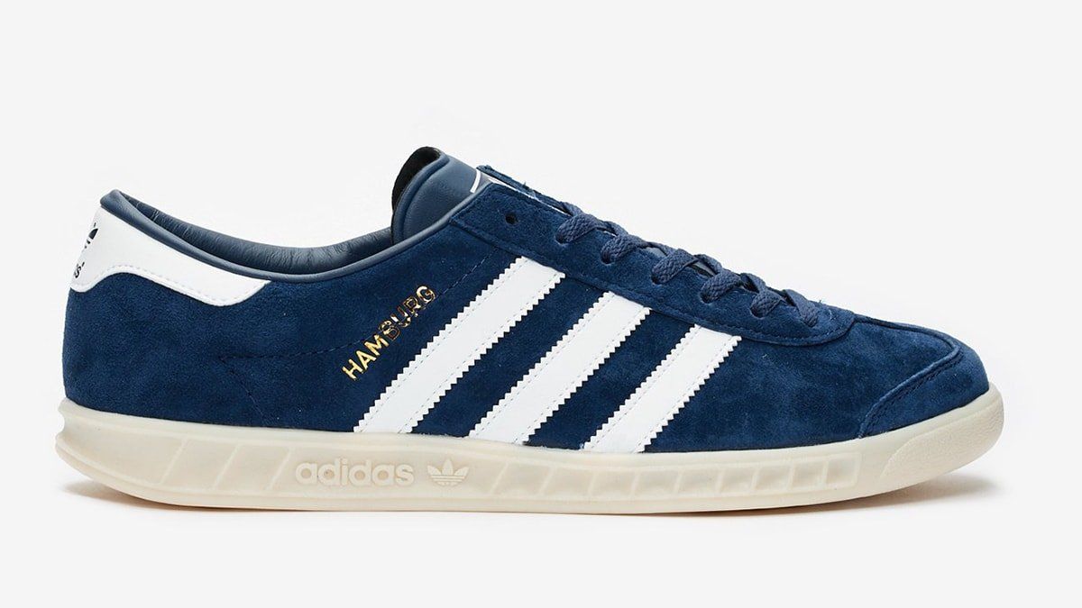The adidas Hamburg is Available Now in Classic Navy and White ...