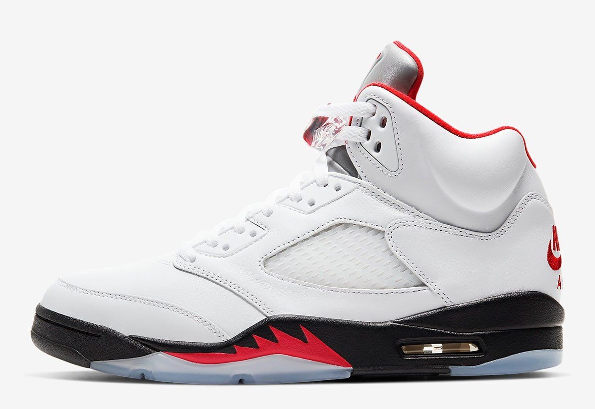 fire red 5s goat