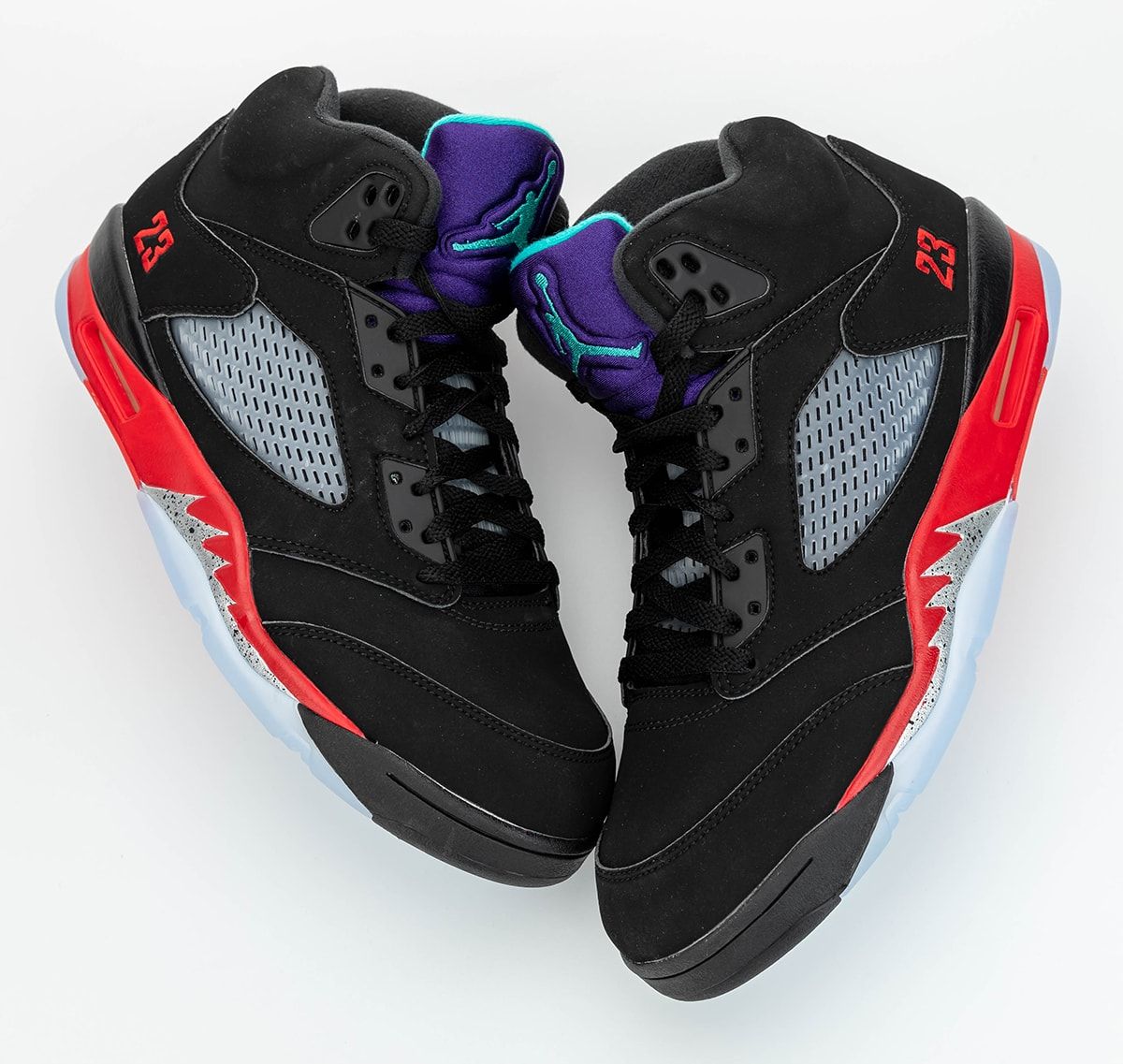 jordan 5s red and blue