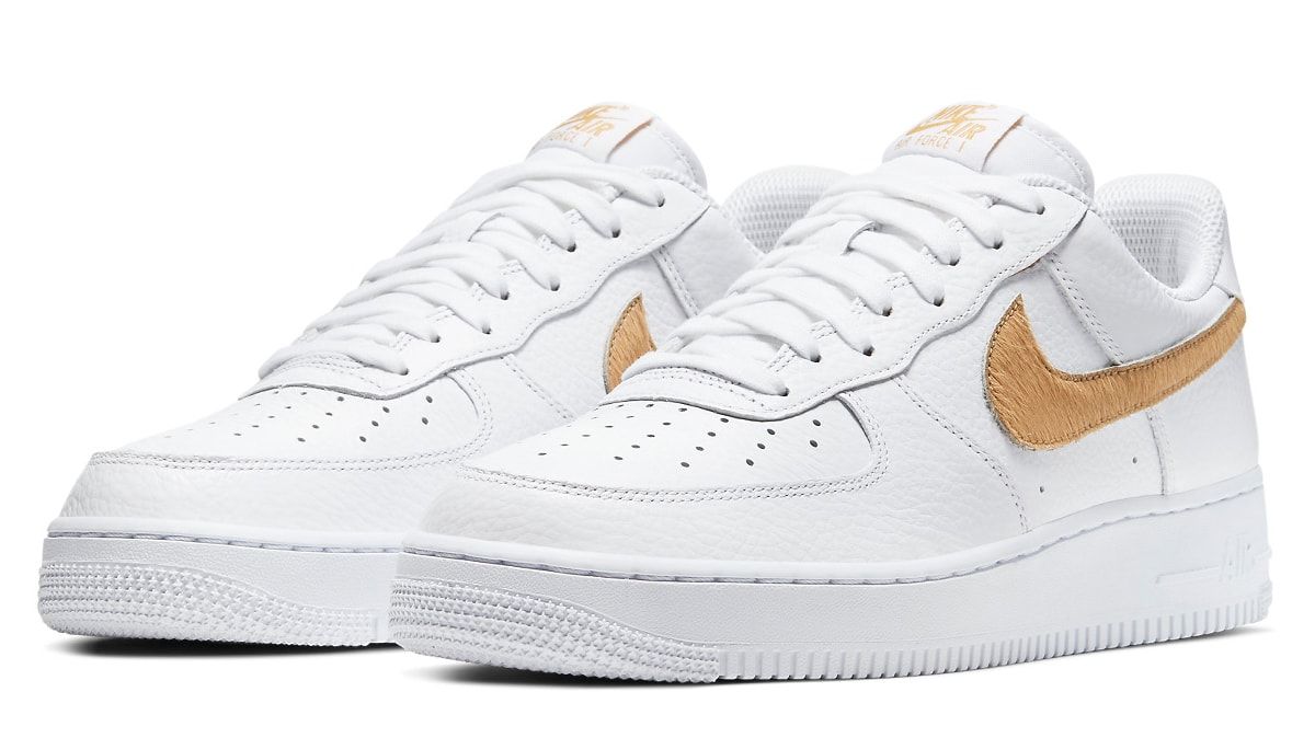 air force one gold swoosh