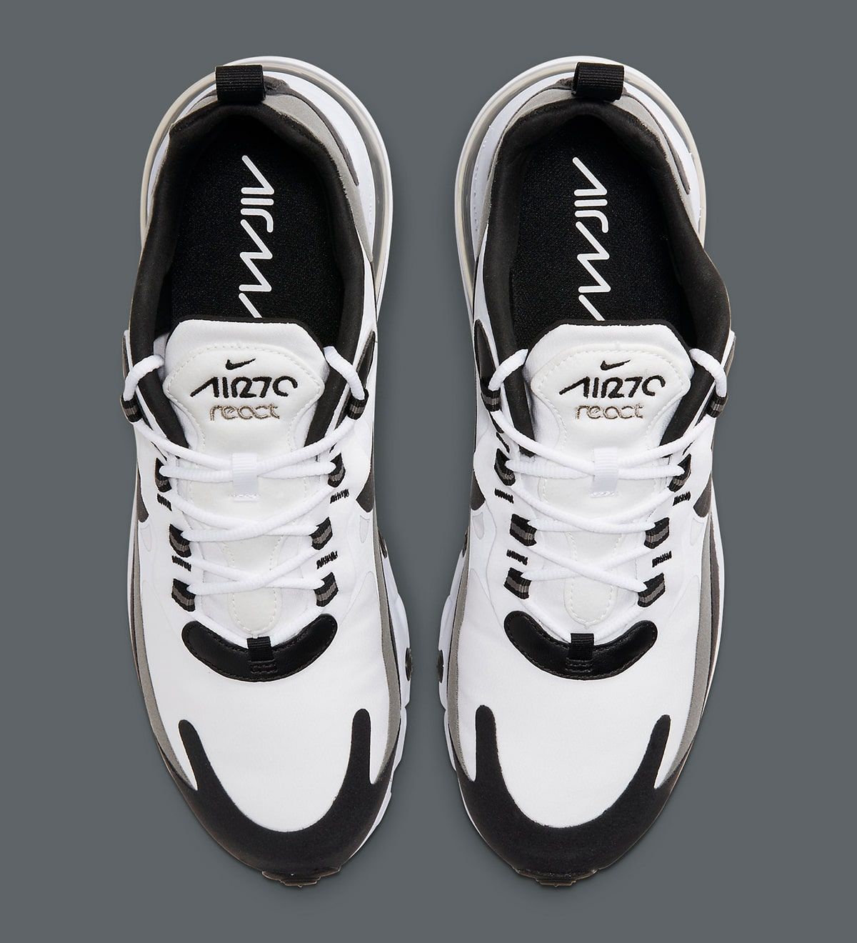 white and black air max 270