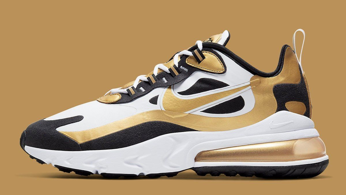 Available Now Nike Air Max 270 White Black Gold House Of Heat