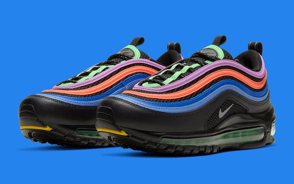 Available Now // Nike Air Max 97 in Black/Multi-Color | HOUSE OF HEAT