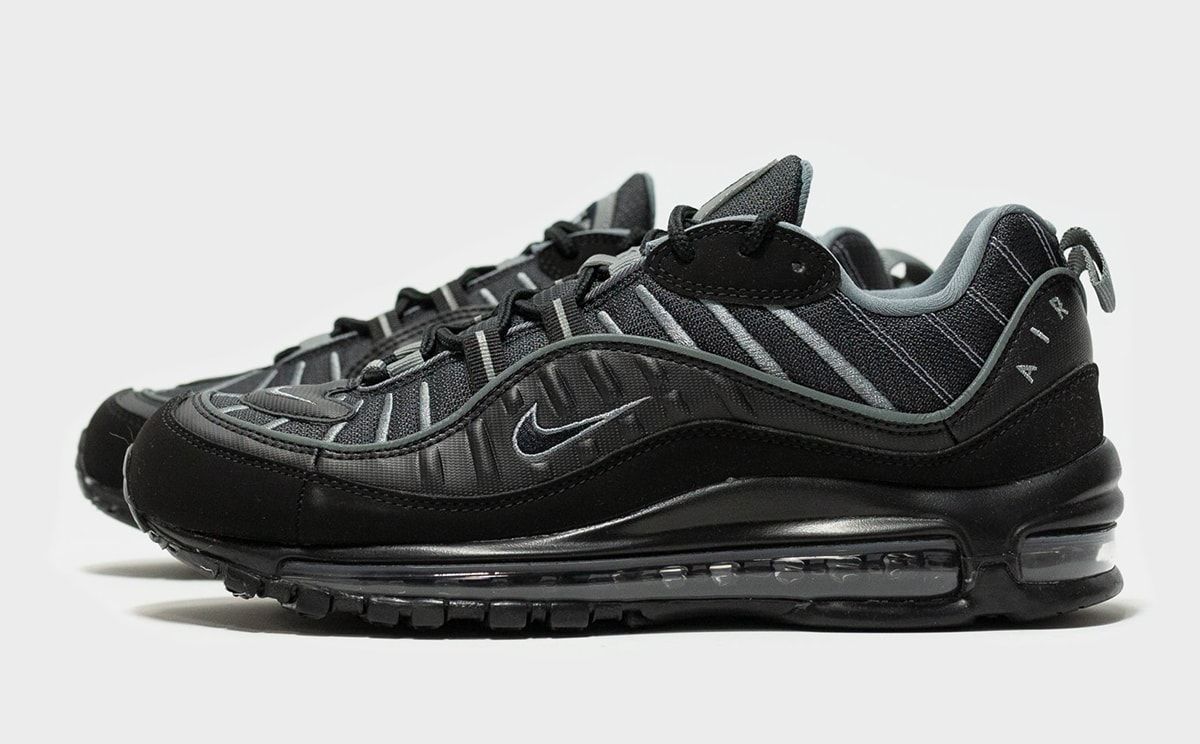 Available Now Get Up To No Good In These Black Smoke Grey Air Max 98s House Of Heat