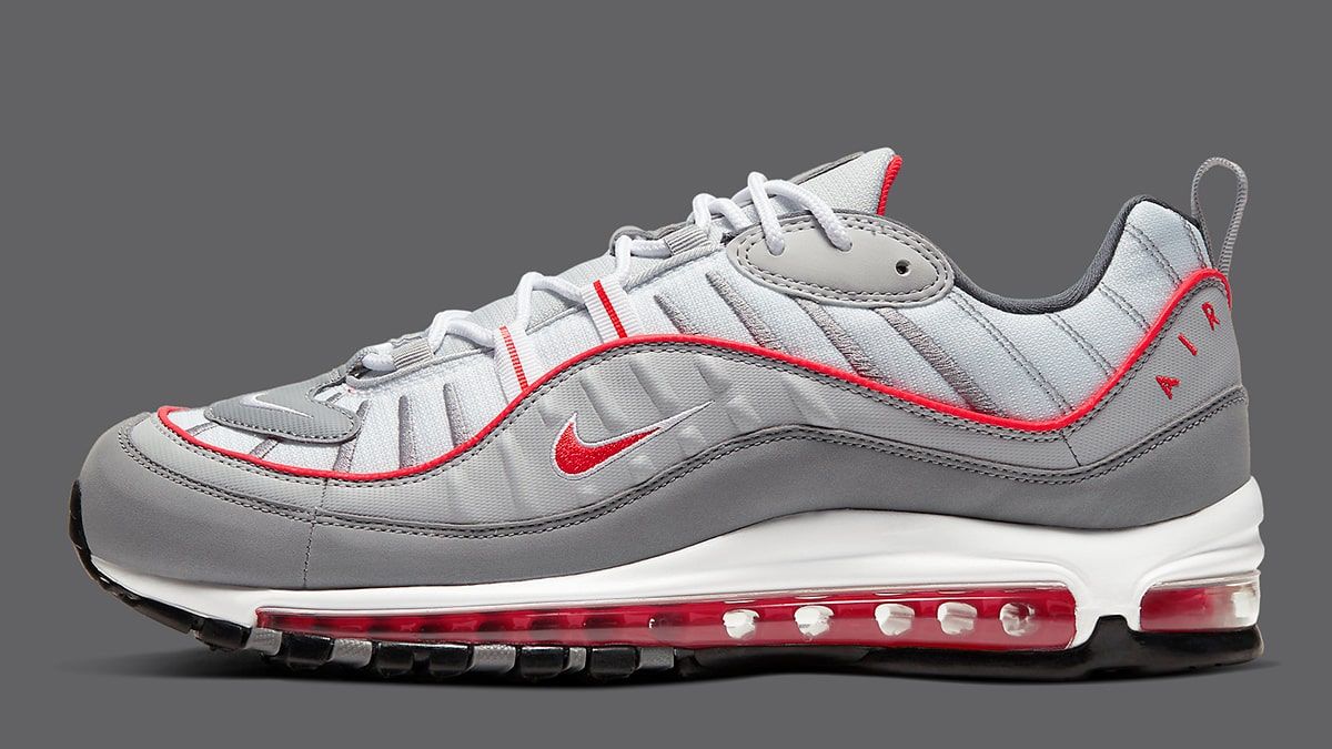 nike air max 98 red and white