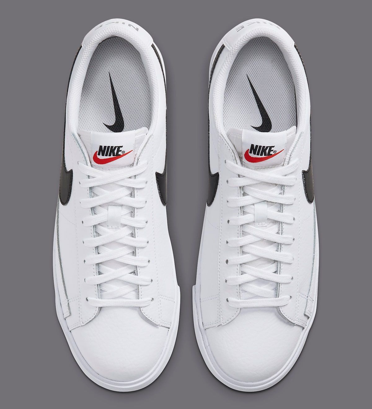 The Nike Blazer Low Leather Is Back In White And Black House Of Heat