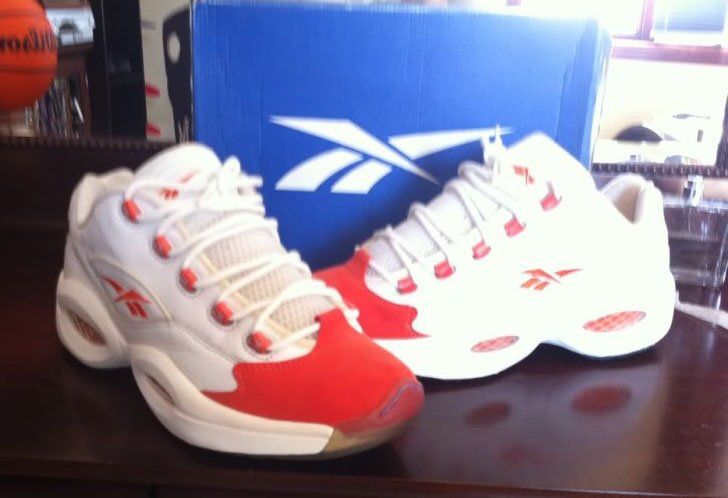red white and blue reebok questions