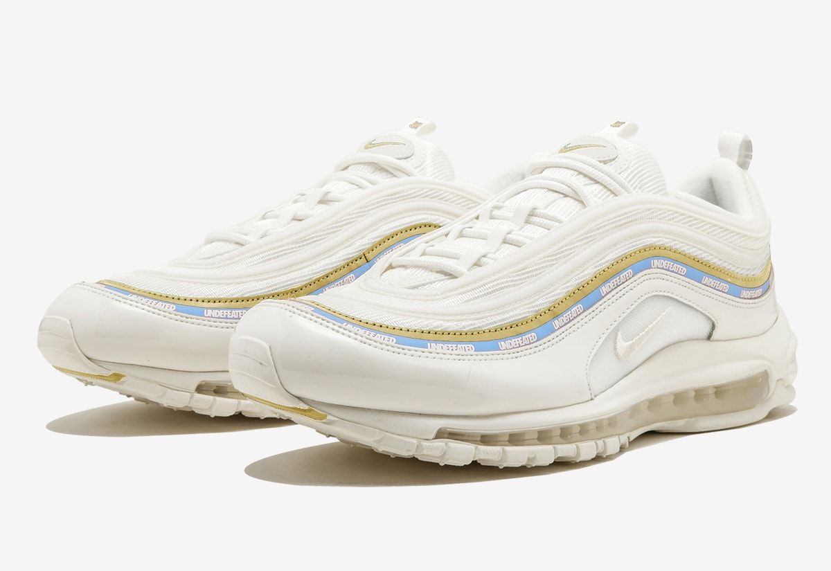 nike air max 97 undefeated blanche