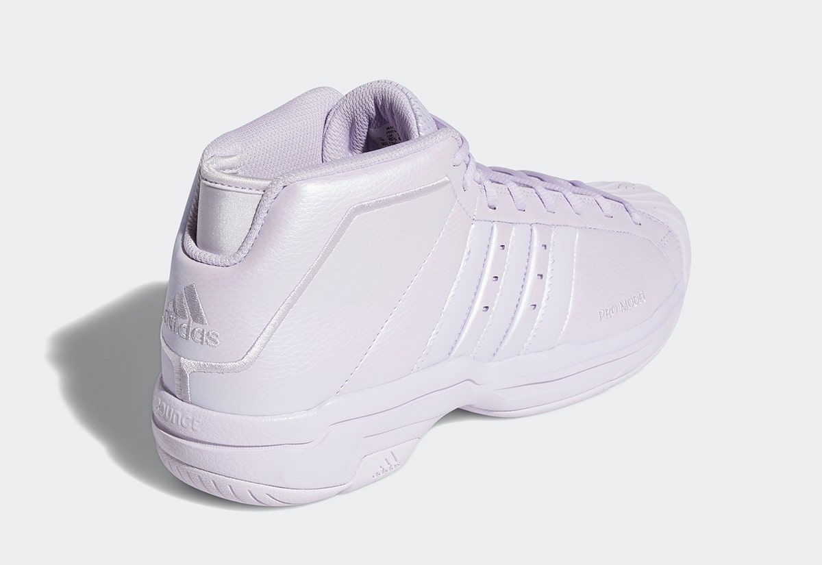 purple adidas pro model
