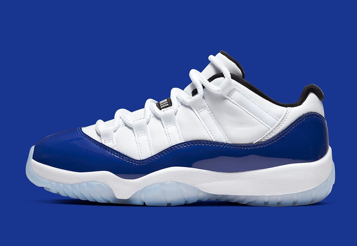 blue and white 11s