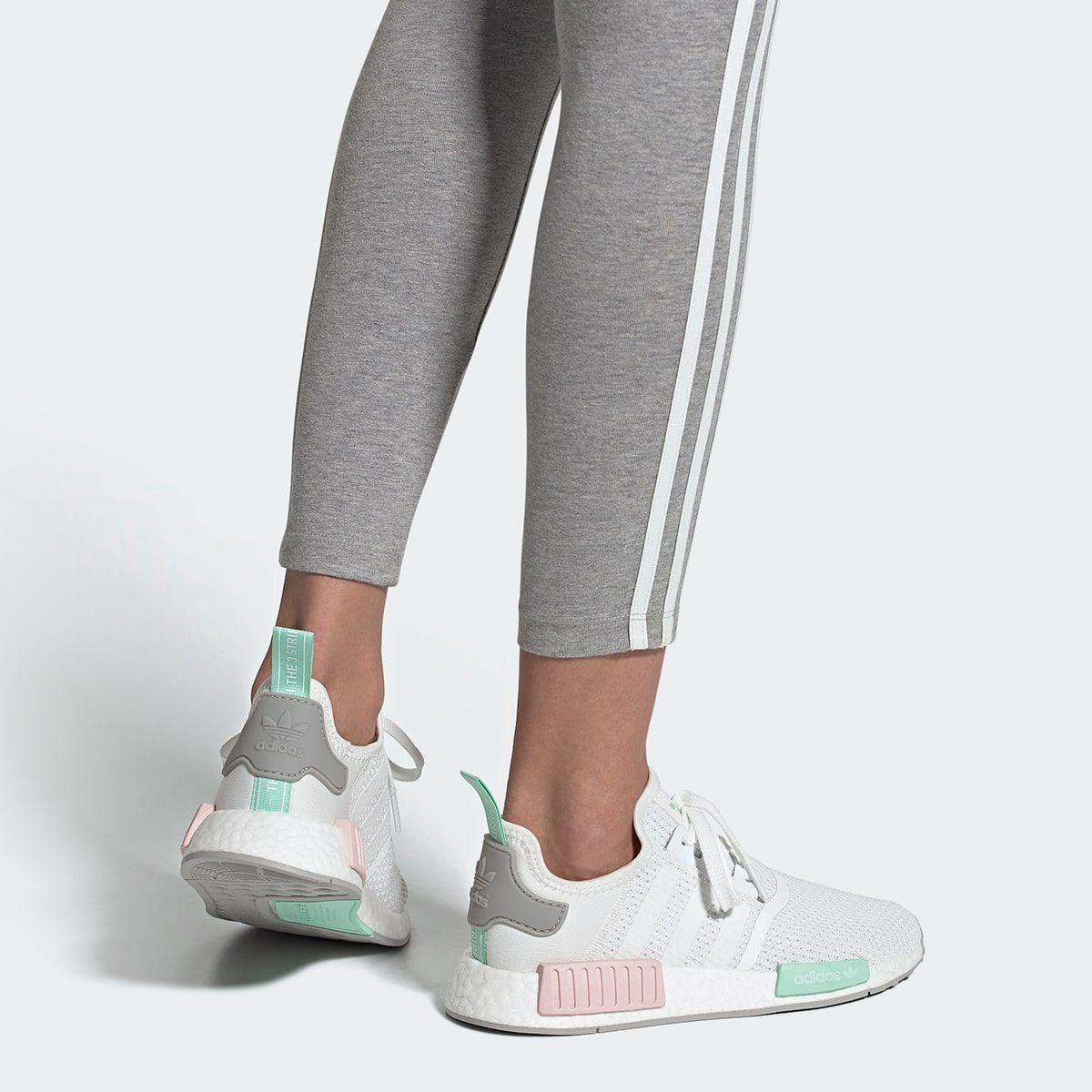 adidas nmd r1 cloud white grey two