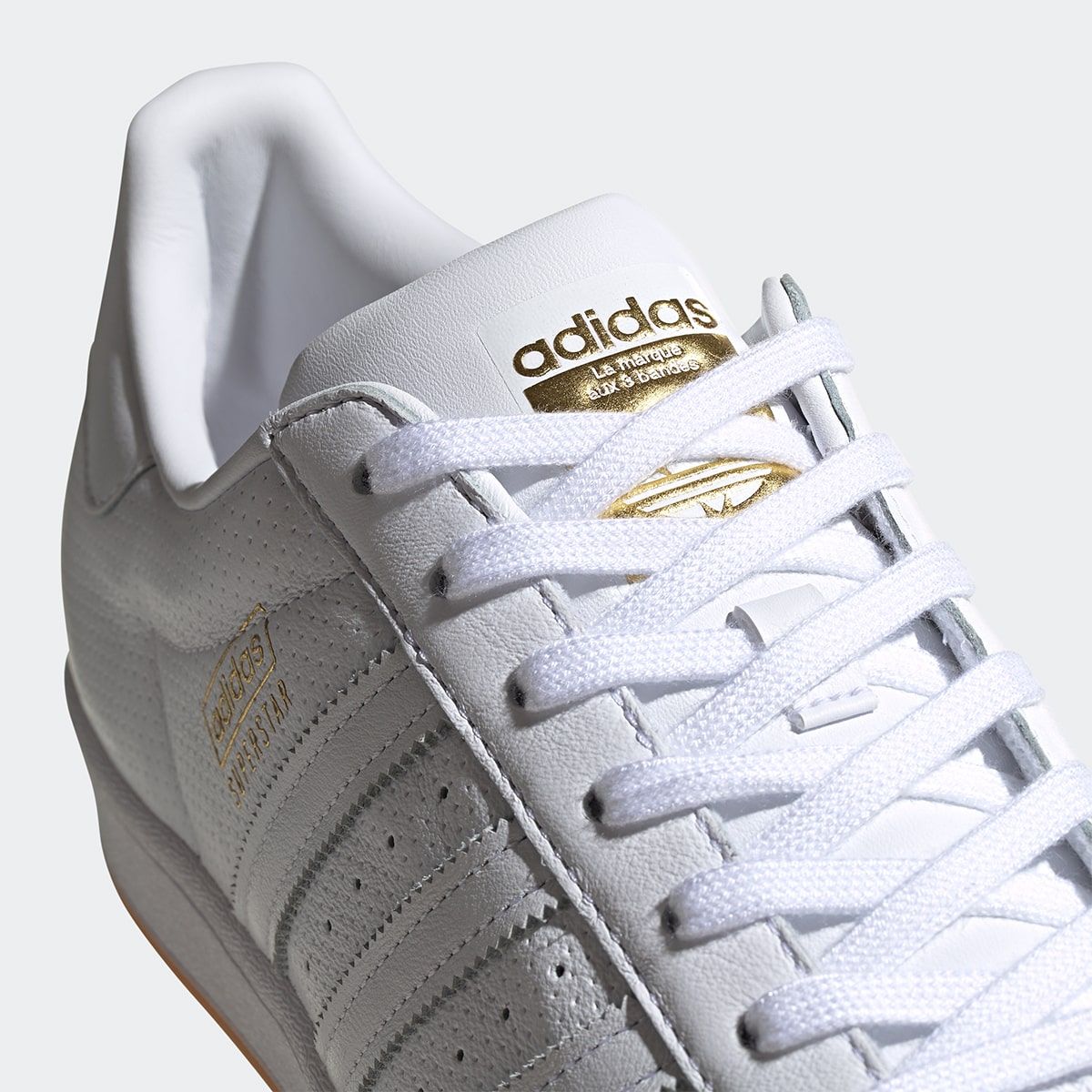 This Perforated adidas Superstar Comes Garnished With Gum Soles | HOUSE ...