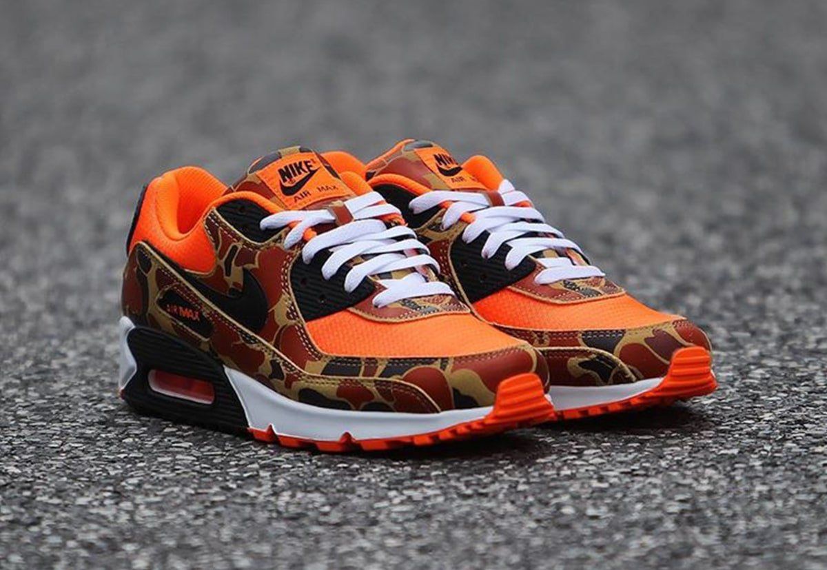 Where to Buy the Nike Air Max 90 “Orange Duck Camo” - HOUSE OF HEAT