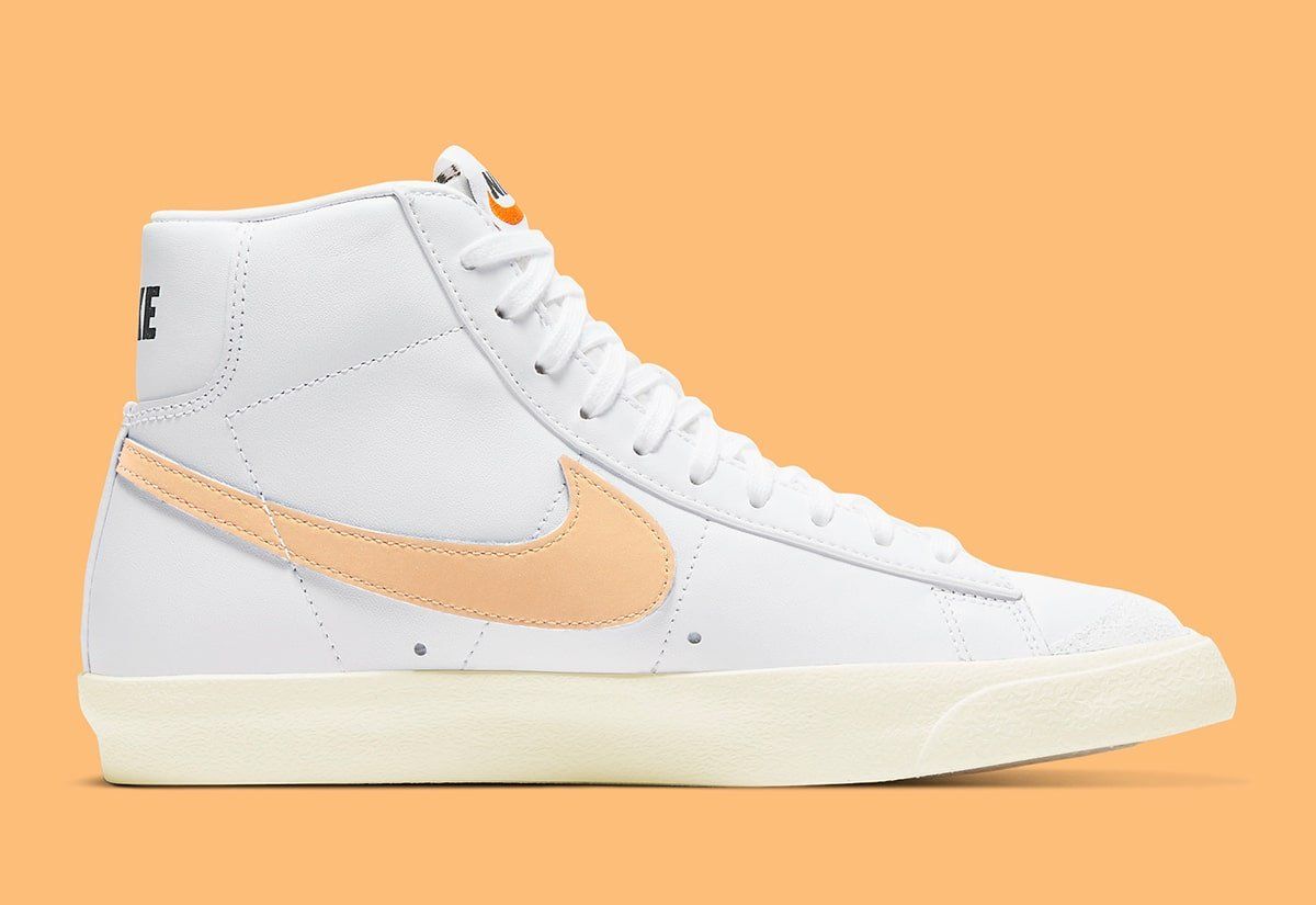 New Nike Blazer Mid '77 Appears with Peach Swooshes | HOUSE OF HEAT