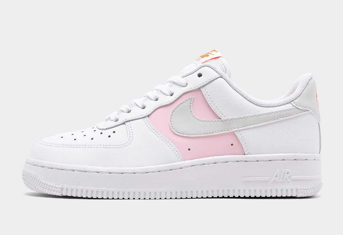 nike air force 1 womens white and pink