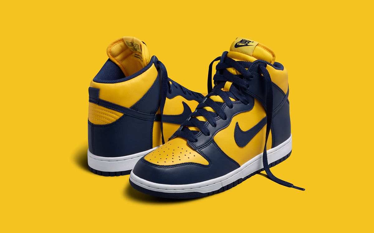 Where to Buy the Nike Dunk High "Michigan" - HOUSE OF HEAT | Sneaker News,  Release Dates and Features