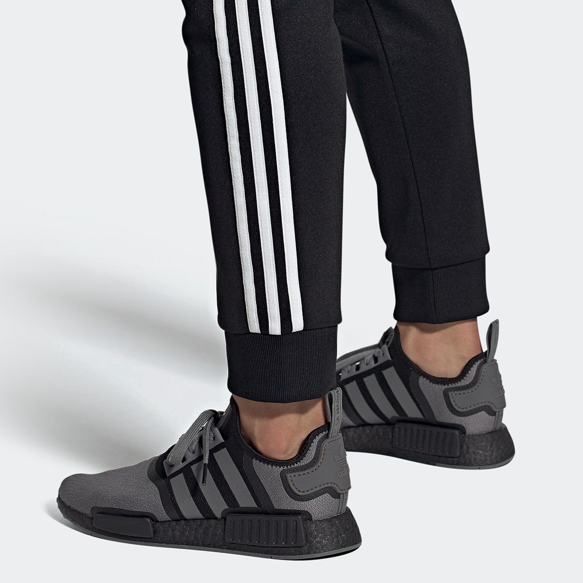 black and grey nmds