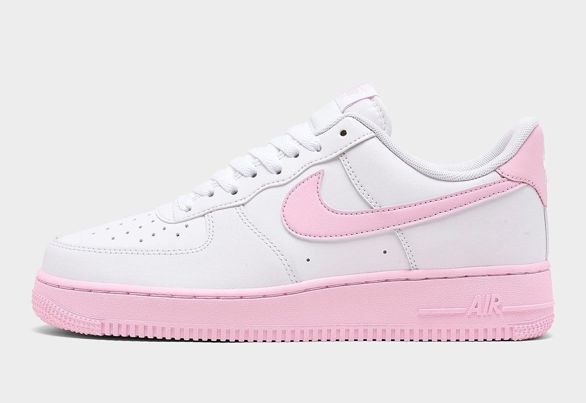 light pink suede air force 1