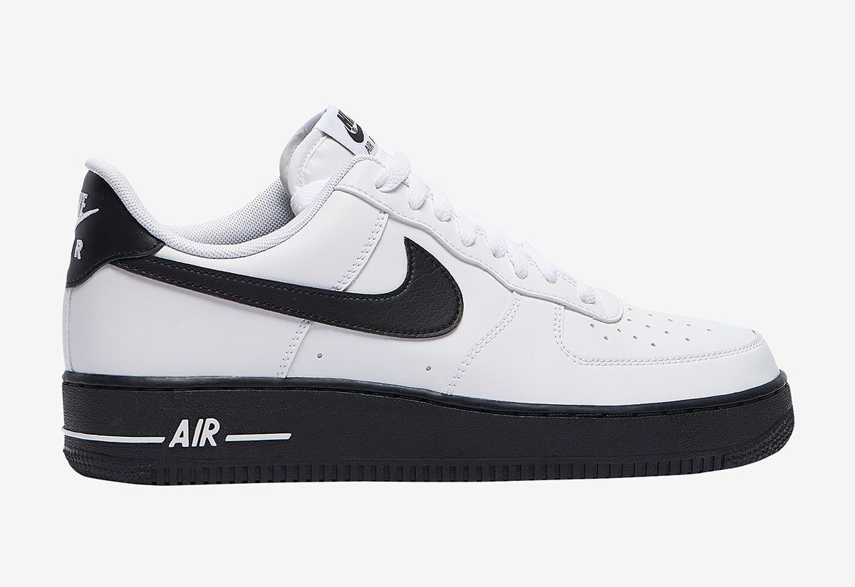 black and white air force 1 finish line