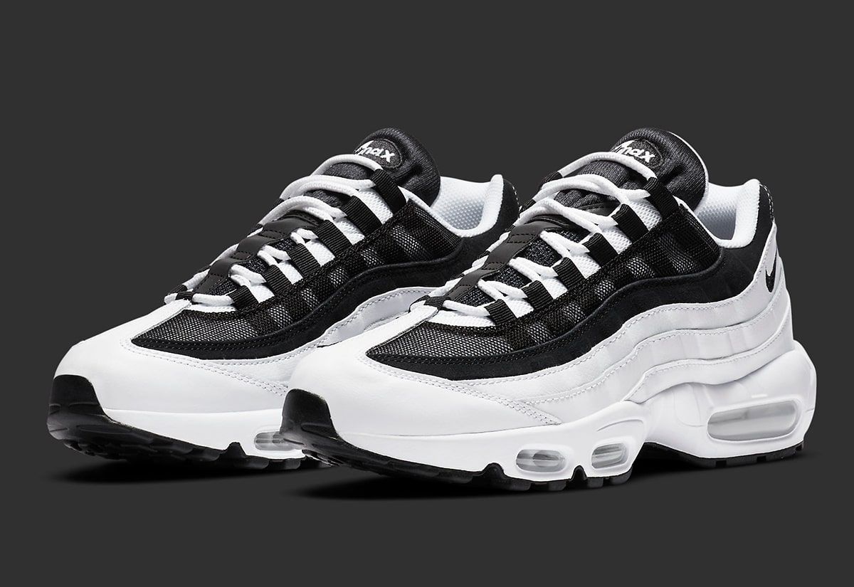 black white and gray air max 95