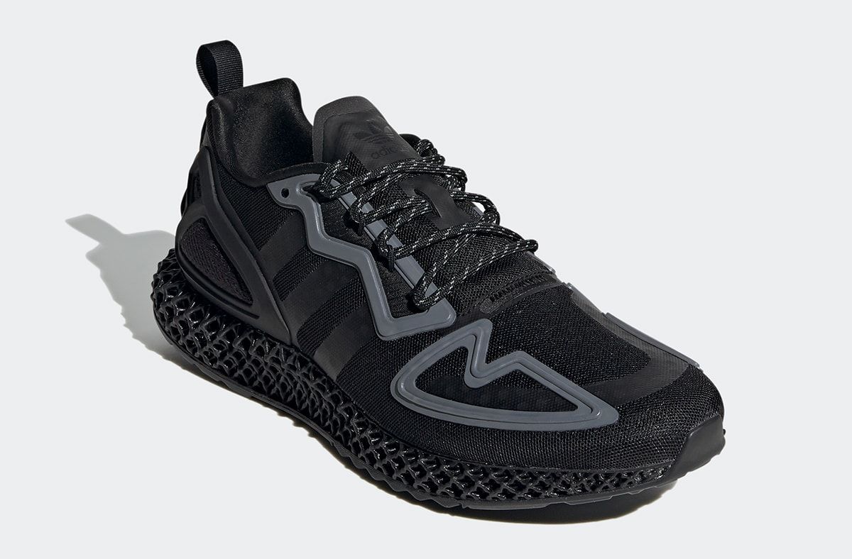 The adidas ZX 2K 4D Appears in Jet Black | HOUSE OF HEAT
