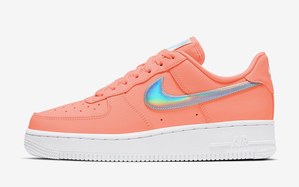 Nike's Iridescent Swoosh Air Force 1 Low Appears in "Atomic Pink