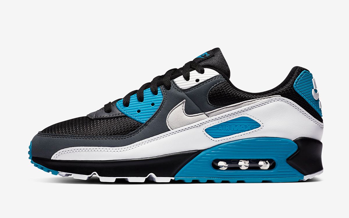 airmax 90 black and blue