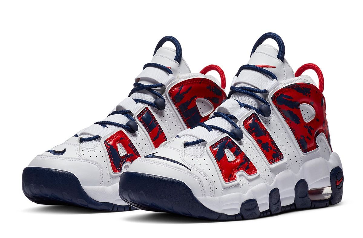 The Nike Air More Uptempo GS "USA Tie-Dye" Again This Week | HOUSE OF