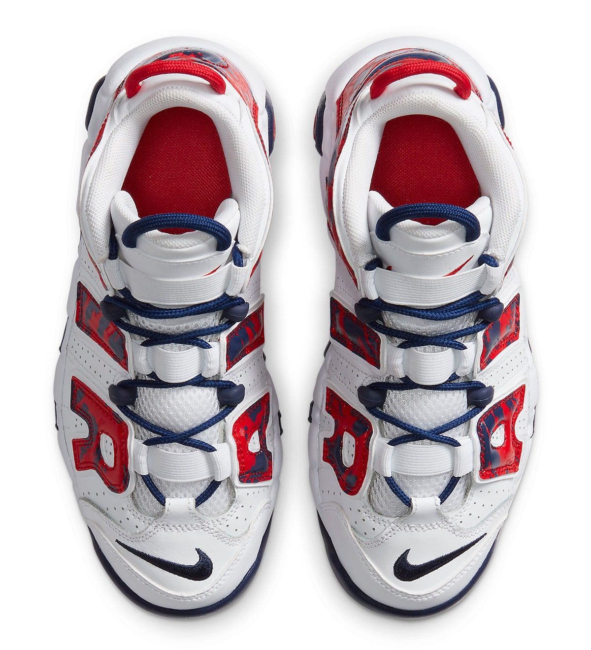 uptempo red white and blue