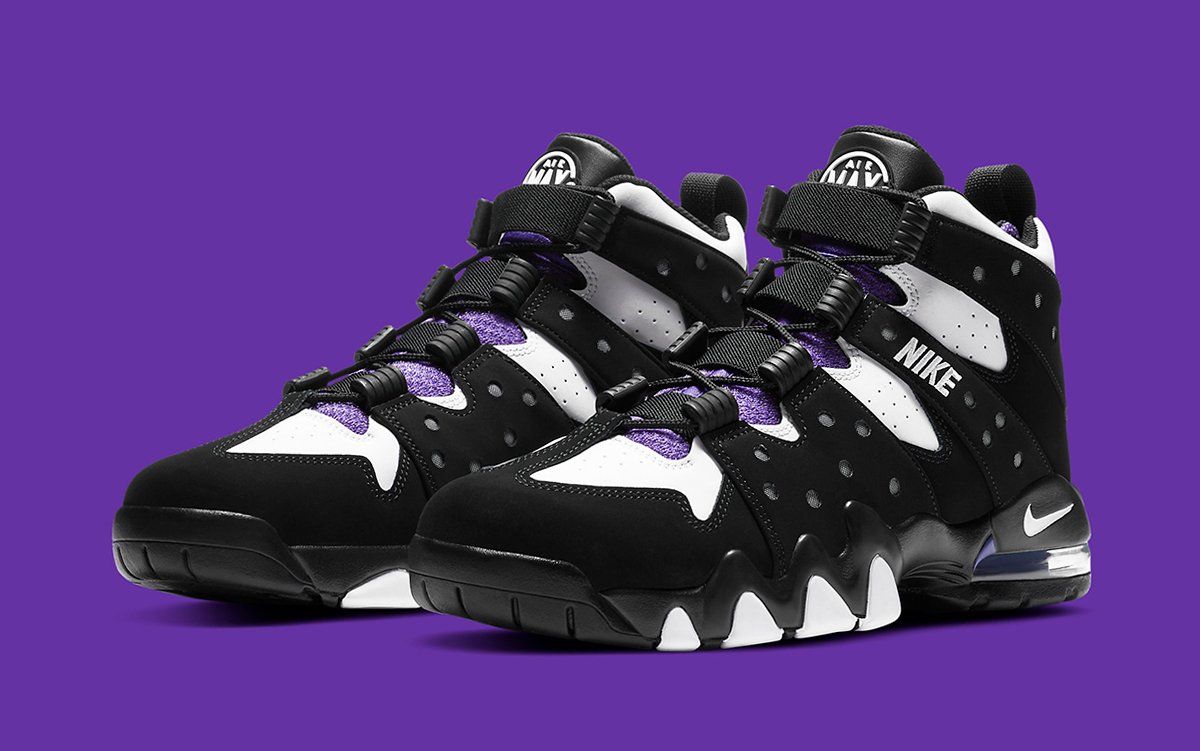 nike purple black shoes