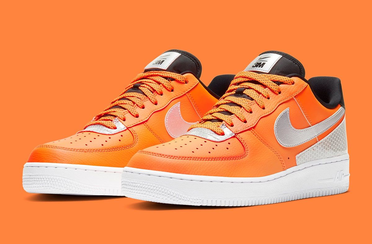 nike air force with orange tag