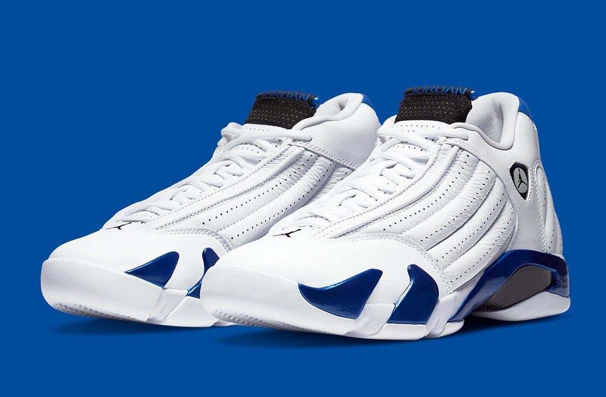 white and blue 14s