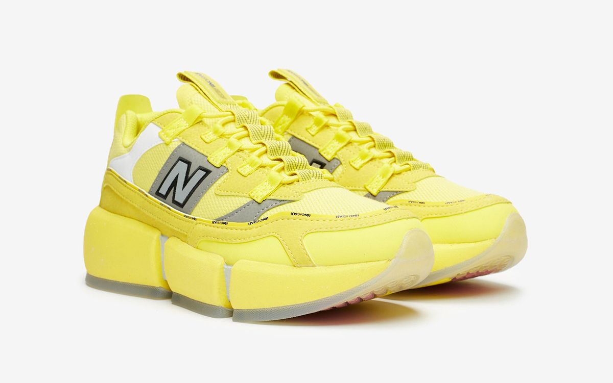 new balance sneakers yellow