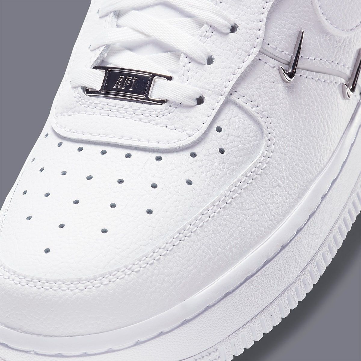 New Nike Air Force 1 LX Adds Mini Metallic Swooshes to the Mid-Panel ...