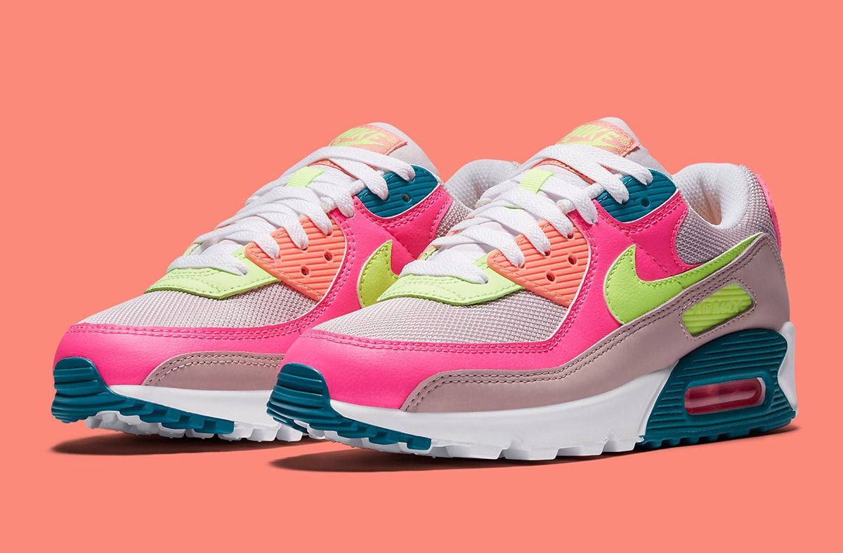 Nike Pairs Neons and Muted Hues on this New Air Max 90 | HOUSE OF HEAT