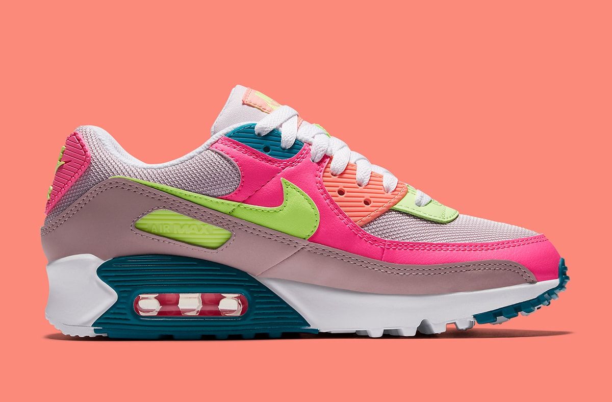 Nike Pairs Neons and Muted Hues on this New Air Max 90 | HOUSE OF HEAT