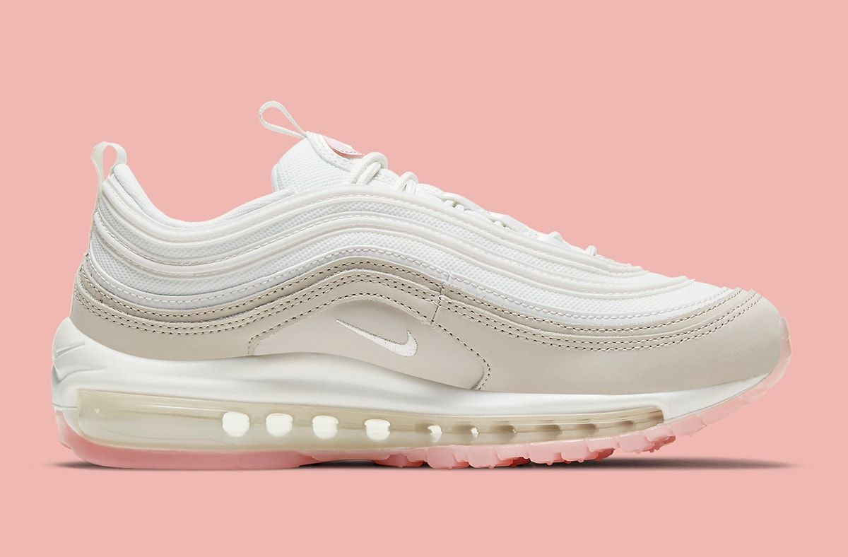 97 air max pink and white