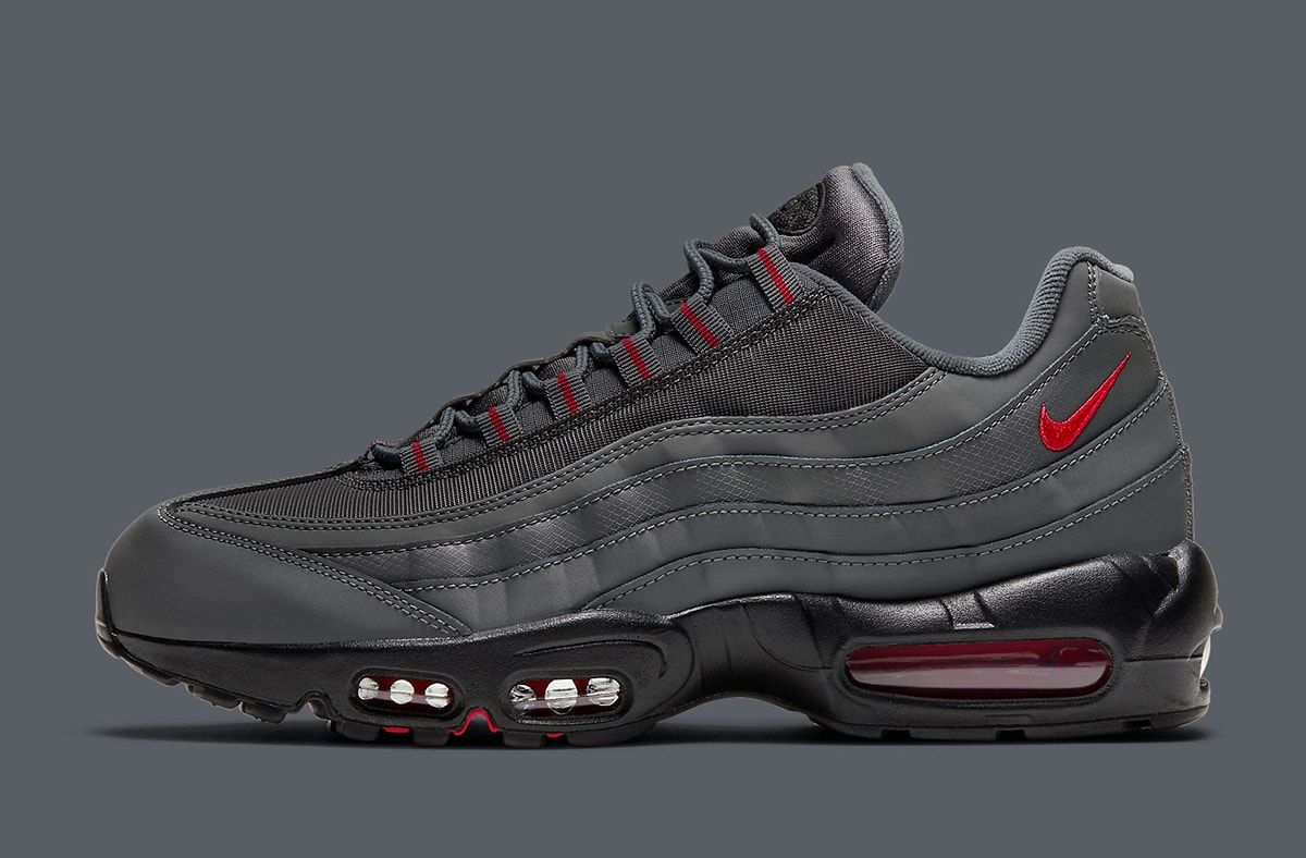 New Air Max 95 Gears-Up in Grey and Red 
