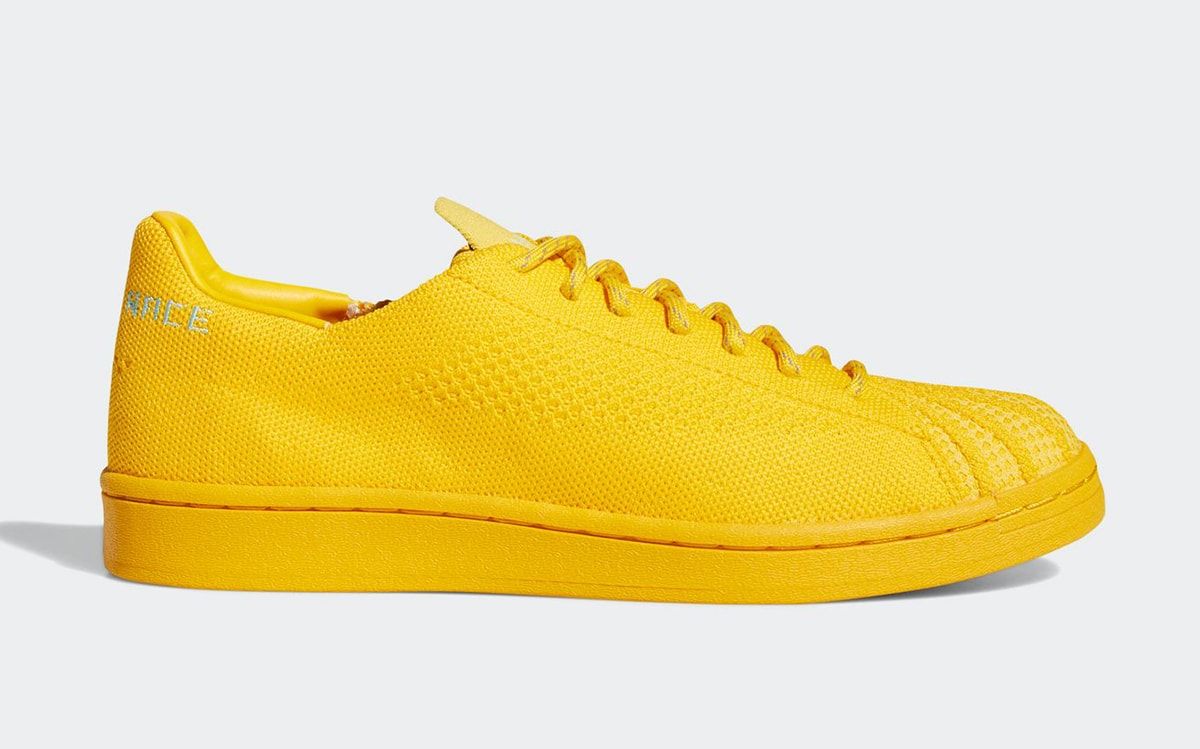adidas originals superstar primeknit yellow