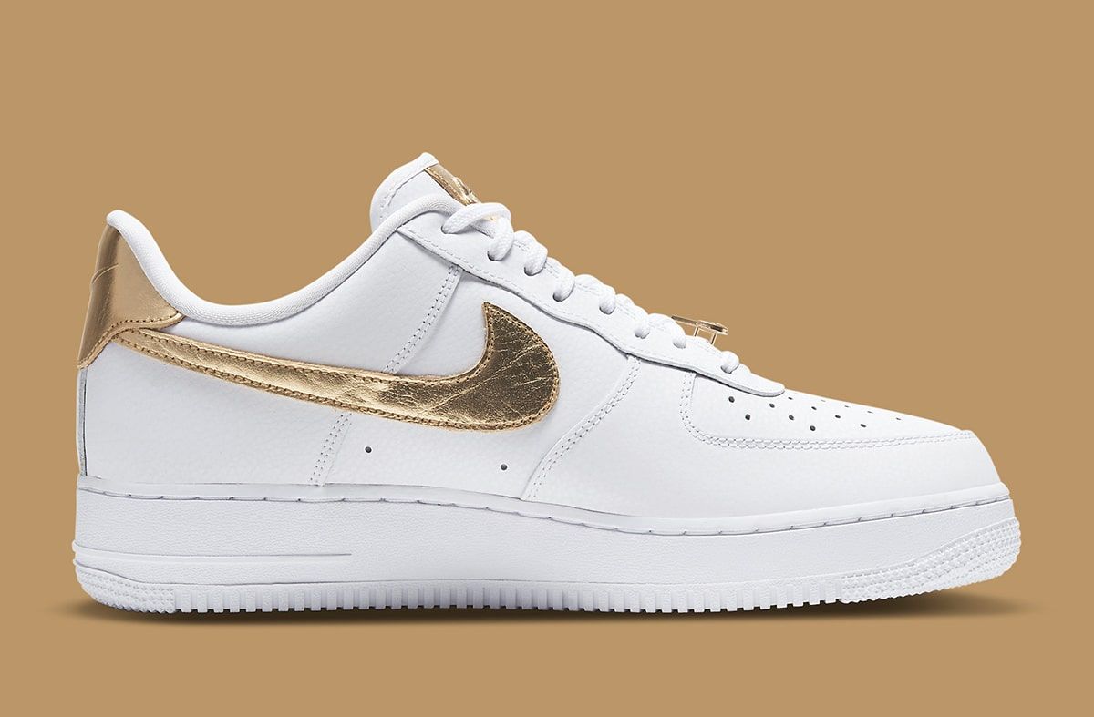 The Air Force 1 Gears-Up with Gold Foil and Elegant Encrusted Hardware ...