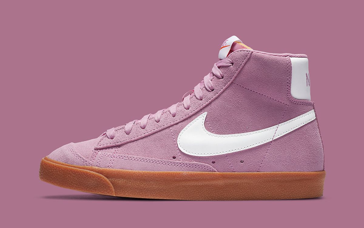The Nike Blazer Mid Appears in a Magenta Suede Make | HOUSE OF HEAT