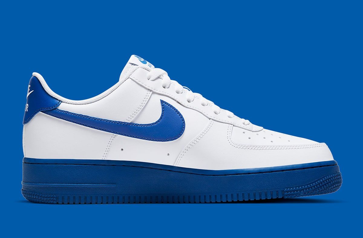 air force 1 royal blue and white