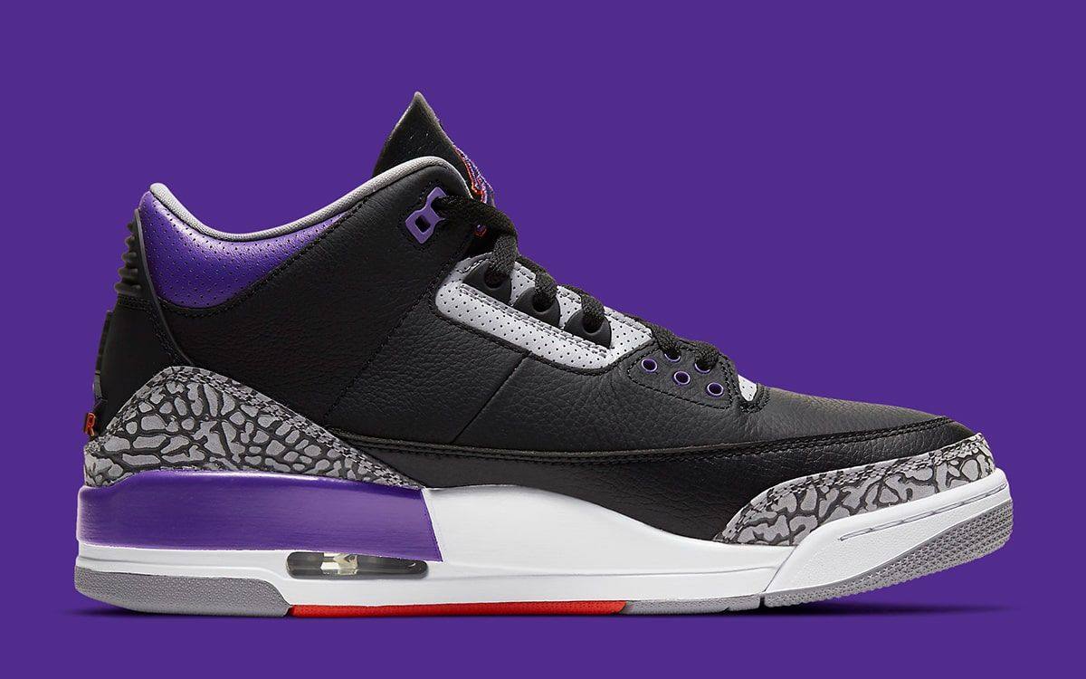 Where to Buy the Air Jordan 3 quot Court Purple quot HOUSE OF HEAT Sneaker
