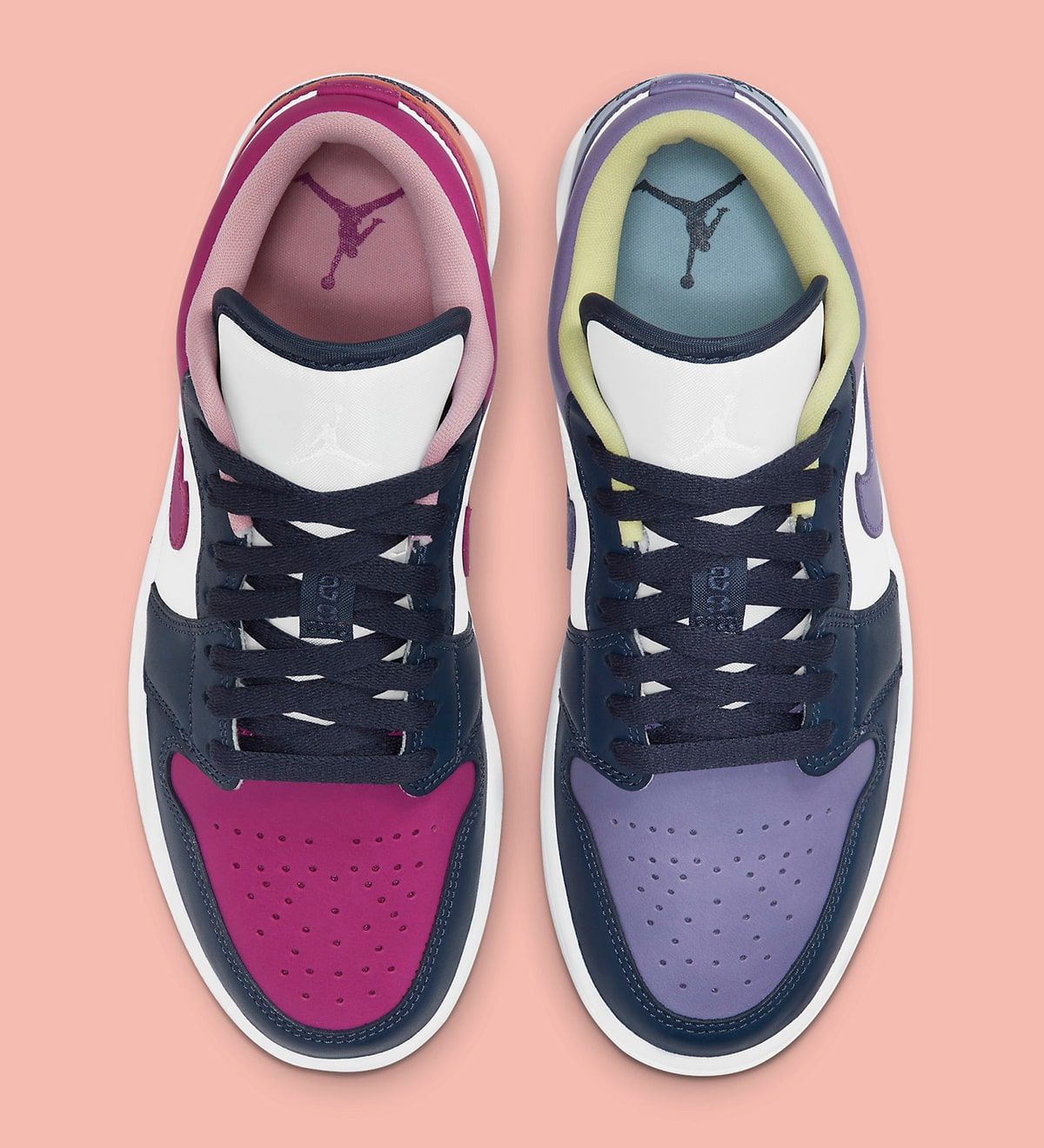 The Air Jordan 1 Low Appears with Mismatched Muted Hues | HOUSE OF ...